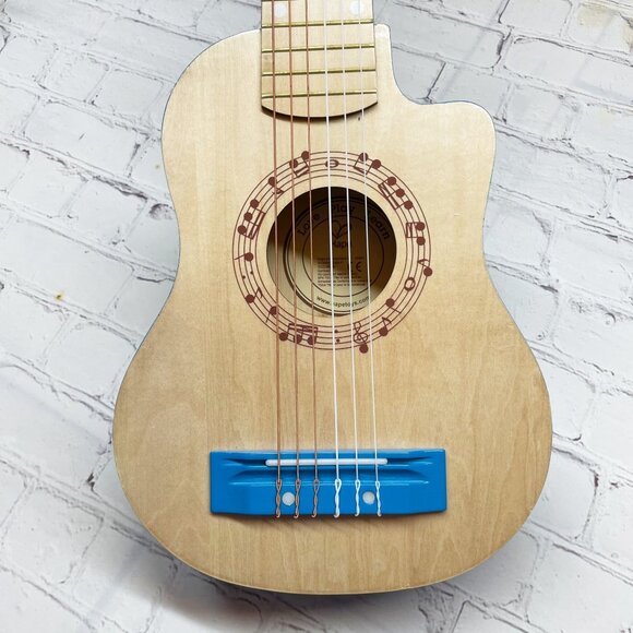 Hape Toys Blue Lagoon 26 in. Guitar Pre-School / Toddler Age 3+ Lightweight Wood - Picture 2 of 12